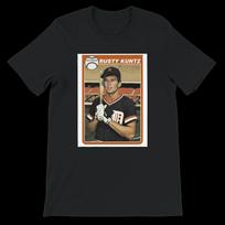 Rusty Kuntz Baseball Trading Card Shirt - Retro Baseball T-Shirt Classic Tee S