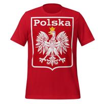 Polish Eagle Shirt: Polska Crest Design (Unisex Cotton Tee) 3XL