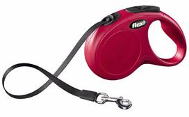 Flexi New Classic Tape XS 3m raudona, 1 vnt.