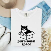 Cat Litter Shirt Cat Jokes Gift Women Comic Tee Litter Box T-Shirt Cat Lady Fan Cartoon Tshirt Humor Graphic Simple Container Tshirt XL