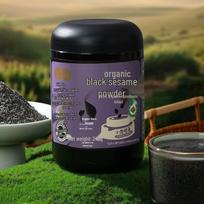 Yanzhifang ekologiški juodųjų sezamų ir daugiavaisiai milteliai gray