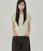 Tofi Woman W Half Sleeve Raglan Knit (Pale Green) Pale Green/S