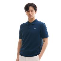 Louis Castel Men'S Summer Muted Tone Simple Collared Short Sleeve Sweater See Notation/105