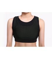 Vibrate V Neon Mesh Bra Top Black/One Size