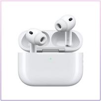 AirPods Pro 3 kartos TWS Bluetooth ausinės su erdvinio garso funkcija, aktyviu triukšmo slopinimu, jutikliniu valdymu, belaidžiu įkrovimu, stereo ausinės balta