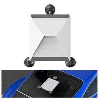 Starlink Mini Accessories Starlink Mini Satellite Dish Suction Cup Mount Starlink Mini Car Mount Starlink Mount pilka spalva