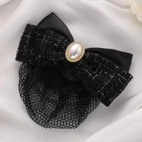 Fine Mesh Bun Snood Hair Clip Loose Mesh Nurses Spring Clip Net Bun Hair Cover  Professional Use Style H