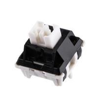 EPOMAKER Zebra 40gf Linear Mechanical Keyboard Creamy 100pcs with POM 21mm Compatible with MX Keycaps for Gaming Keyboards Switches, 5-Pin