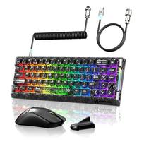 Dual Refresh SHARK R68HE Rapid Trigger Wired Gaming Keyboard X11 Ultra Wireless Gaming Mouse Carbon Fiber Gaming Set Magnetic Switches Silent Filling