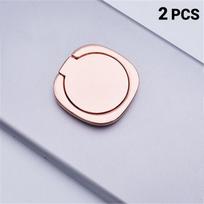Metal Phone Ring Grip 2Pcs 360 Rotation Strong Adhesive Finger Kickstand for Cell Phone Daily Life Usage Portable A12