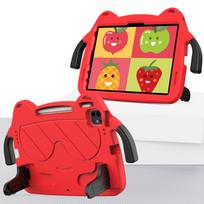 EVA Case for IPad Air 11 2025 2024 Pro 11 10.5 Air 4 5 10.9 Handle Stand Kids Tablet Cover for IPad 11 11th 10th 7 8th 9th Cases Galaxy Tab A9&Composite&Standard raudona