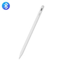 Cheap High Sensitivity Capacitive iPad Stylus Pen Two Charging Port Magnetic Tablet Pencil with Plastic Material balta