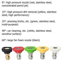 1500W Car Wash Gun Washer 4000mAh Foam Generator 30Bar Spray Nozzle High Pressure Cleaner for Auto Home Car Washing Machine Only 5PCS Nozzles