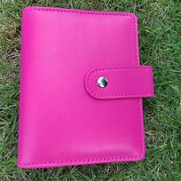 Custom Refillable A7 Ring Binder Luxury Agenda Budget Binder A7 Notebooks Cash Envelope Budget System A7 Wallet Binder (as the picture,A7)