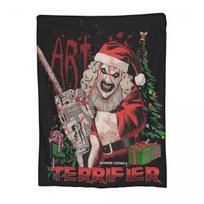 Terrifier 2 Movie Art The Clown Blanket Coral Fleece Plush Decoration Breathable Throw Blanket for Bedding Plush Thin Quilt Size: 75*100cm, Weight: 230 GSM