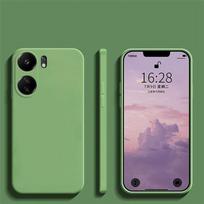 For Xiaomi Redmi 13C Case Liquid Silicone Plain Rubber Fundas Protector Case Redmi 13C Cover TPU Phone Case Redmi 13C 12C 10C 10 For Redmi 13C žalia