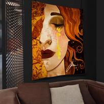 Famous Painting By Gustav Klimt Hanging Bohemian Tapestry Japanese Wall Tapestry Anime Kawaii Room Decor 100X70CM