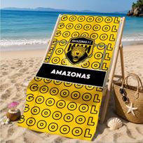 Amazonas Fc Goal Beach Towel, Quick-drying, Easy to Care for, Suitable for Both Fitness and Beach Vacations,Sports Essential 70cmx140cm(27x55inch)