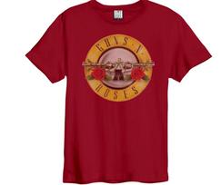 Amplified Unisex Tee Guns N Roses Drum Red New XL
