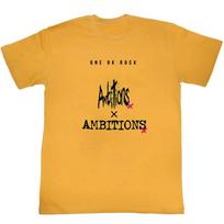 One Ok Rock Ambitions Yellow Cotton T Shirt Size S5xl Cl39 S