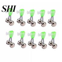 Fishing Rod Bell 10Pcs Alarm Dual Bells High Decibel Sensitive Alert Mini Sea Bite Angling Supplies 10 pcs