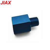 Hot Sales Blue Aluminum M12 to 1/8 NPT Standard Fuel Pressure Oil Pressure Gauge Adapter Connector JXSS019
