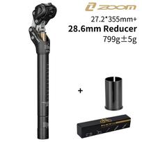 ZOOM MTB Bicycle Shock Absorber Seatpost Bike Seat Post Dropper Manual Travel Height Suspension 27.2/30.9/31.6mm Bike Seat Tube 28.6MM