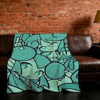 Antklodė Super Šilta P-Puyo Patogi P-Puyo Pliušinė Mesti Antklodė Vaikų Žaidimas Namų Sofa Miegamojo Dovana 75X95CM