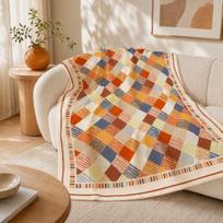Miego antklodė oro kondicionuojamiems kambariams, lengvas flanelės pledas, dvipusis minkštas antistatinis jaukus šalis namams, biurui, kelionėms, bendrabučiui 75X95CM