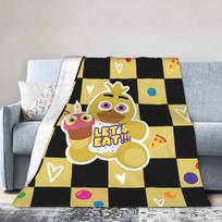 FNAF Pas Fredį Antklodė Flanelinė Vasarinė Nešiojama Lengva Mesti Antklodė Lovai Biurui Quilto 75X95CM
