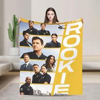 „The Rookie“ TV laida Flaneliniai pledai Minkštas užtiesalas svetainei iškylai Grafinis lovatiesė Sofos lovos užvalkalas 75X95CM
