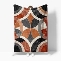 Geometrinio rašto pledas Sofos lovos užtiesalas Dekoratyvinis dygsniuotas lovatiesis Svetainės Miegamojo dekoravimui 75X95CM