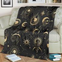 Saulės ir Mėnulio Bohemiška 3D Spausdinta Antklodė Flanelinė Antklodė Mesti Antklodę Minkšta Sofos Vaikų Antklodė 75X95CM