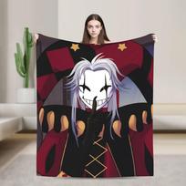 Super minkštas „The Freak Circus“ pledas Premium Fleece Flanelė Lengvas lovos pledas Jaukūs pliušiniai pledai Naudojimui visais metų laikais 75X95CM