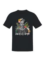 Frida Kahlo Viva El Arte - A Celebration of Art and Nature Men's T-shirt S įvairiaspalvis