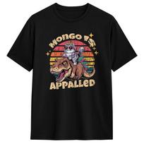 Mongo Is Appalled Princess Cat Riding Dinosaur T Shirt Summer  Cotton TShirts For Couple Harajuku Design Tshirt Short Sleeve S įvairiaspalvis