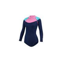 Womens 2mm Neoprene Full Wetsuit Set With Integrated Dive Socks Snorkeling Surfing Scuba Diving Winter Spring Fall Medium