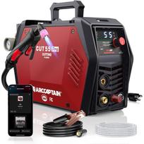 ARCCAPTAIN IControl CUT55 Pro Plazminis pjoviklis 55A 230V ES kištukas Be prisilietimo pilotinis lankas APP valdymas Plazminis pjoviklis 1050EU00610 55 A