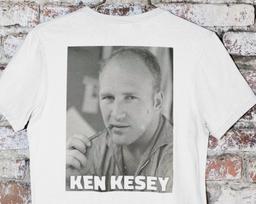 Ken Kesey T shirt One Flew Over The Cuckoo's Nest American 1960s Counter Culture Writer Merry Pranksters Beat Generation Oregon Writer shirt M