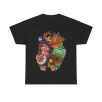 Y2K Retro 64 Inspired Banjo Kazooie Gaming Unisex Cotton Graphic T shirt S