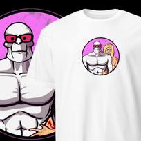Frisky Dingo T shirt Vintage Cartoon Clothing S