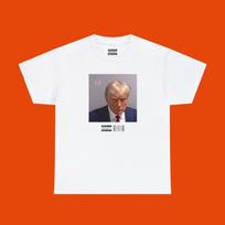 Donald TRUMP Mugshot T-Shirt – Unisex CELEBRITYY2k Fashion Inspired Trump 2024 Shirt 4XL