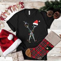 Barber Hair Cut Christmas T-Shirt, Scissors Santa, T-shirts, Womens Shirt, Mens Tees,T-shirt, Tank Top, T-shirts L