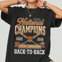 Texas National Champs 2026 Softball WCWS Repeat T-Shirt, Softball Fan Gift, Championship Graphic Tee 2XL