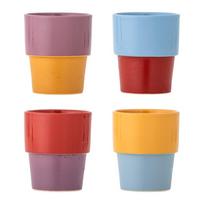 Iš molio puodeliai 4 vnt. kapučino 150 ml Ewan – Bloomingville