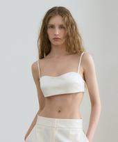 Rene J Bustier Buckle Top White/Os