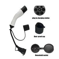 16A 3.5kw Type2 to Schuko Adapter Mennekes Type 2 to European Domestic Socket for Electric Scooters E-Bikes 0.5m 0.5M 3.5KW