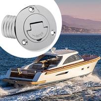 Generic Boat Deck Water Filling Cap Stainless Steel for 50mm Wear Resistant Marine Hardware for Rvs Ships Yacht Trucks