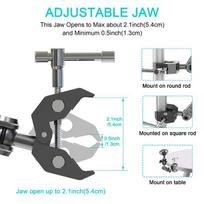 All-Metal Magnetic Phone Holder Wide Compatibility Phone Mount for Treadmill Spin Bike Stroller Wheelchair one size