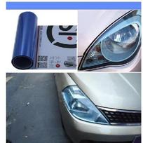 Blizgus Skaidrus Šviesiai Juodas Dūminis PVC Plėvelė Tonavimas 30 X 60cm Automobilio Žibinto Priekinio Žibinto Galinio Žibinto Tonavimas Vinilinės Plėvelės Lipdukas Apvyniojimas Dangtelis šviesiai mėlyna spalva